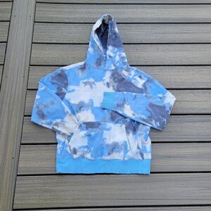 Blue and White Tie Dye Sweatshirt | Size Small | Old Navy